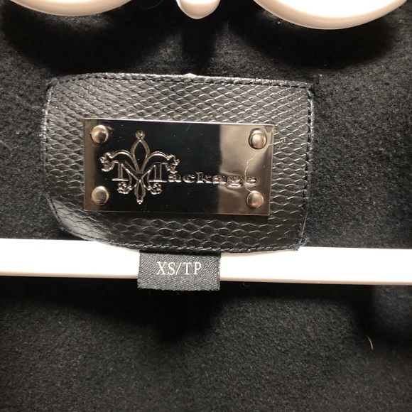 Mackage Wool Trench Coat Jacket. - Picture 4 of 4